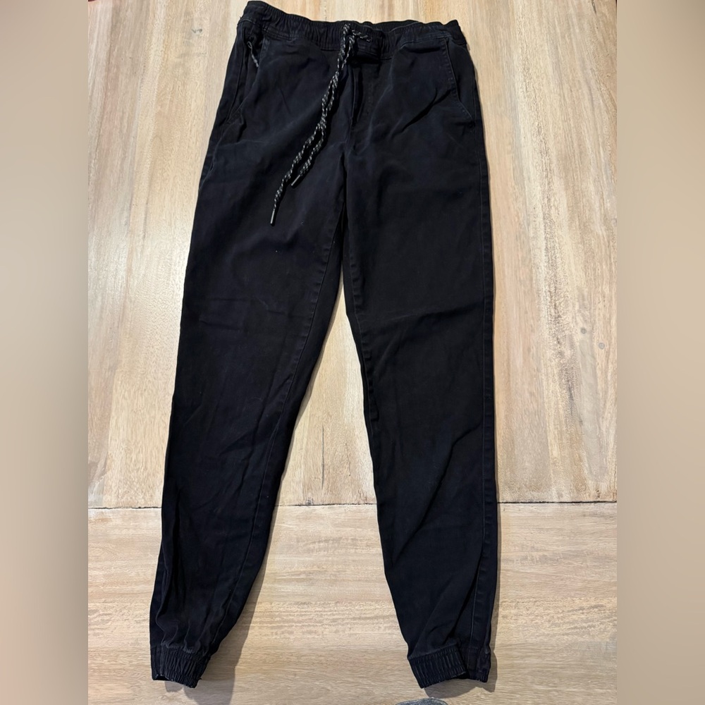 RSQ Men's Black Jogger Chinos